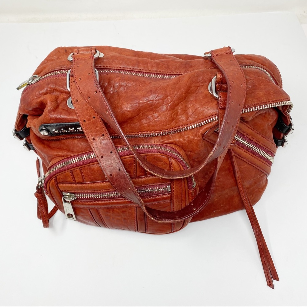 L.A.M.B. Red Leather Jacket
